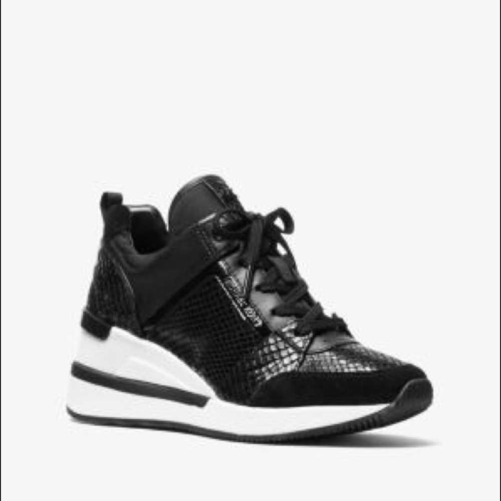 IN SEARCH OF Michael Kors Georgie Embossed Trainer